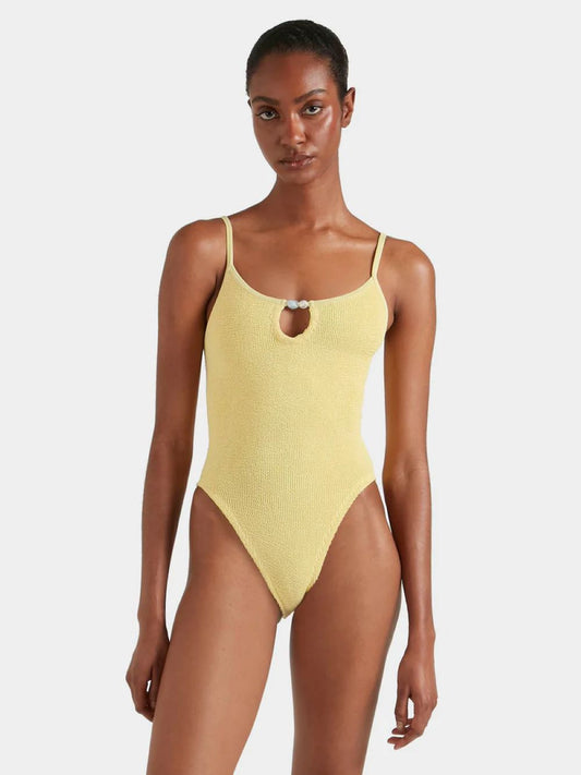 MIA BEADED SWIM - BUTTER