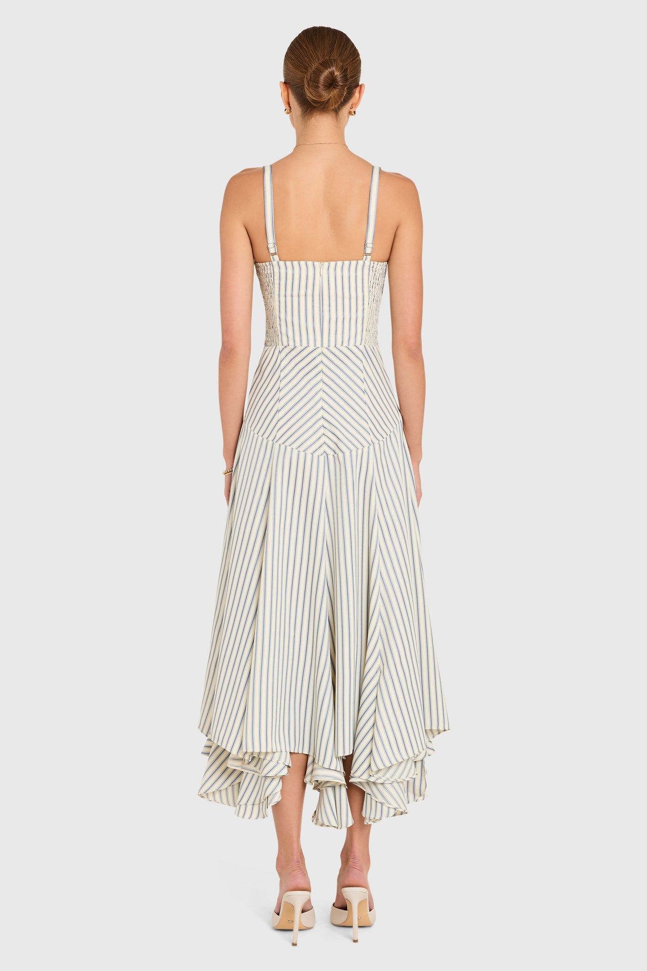 Monterey Dress - Oxford Blue Stripe