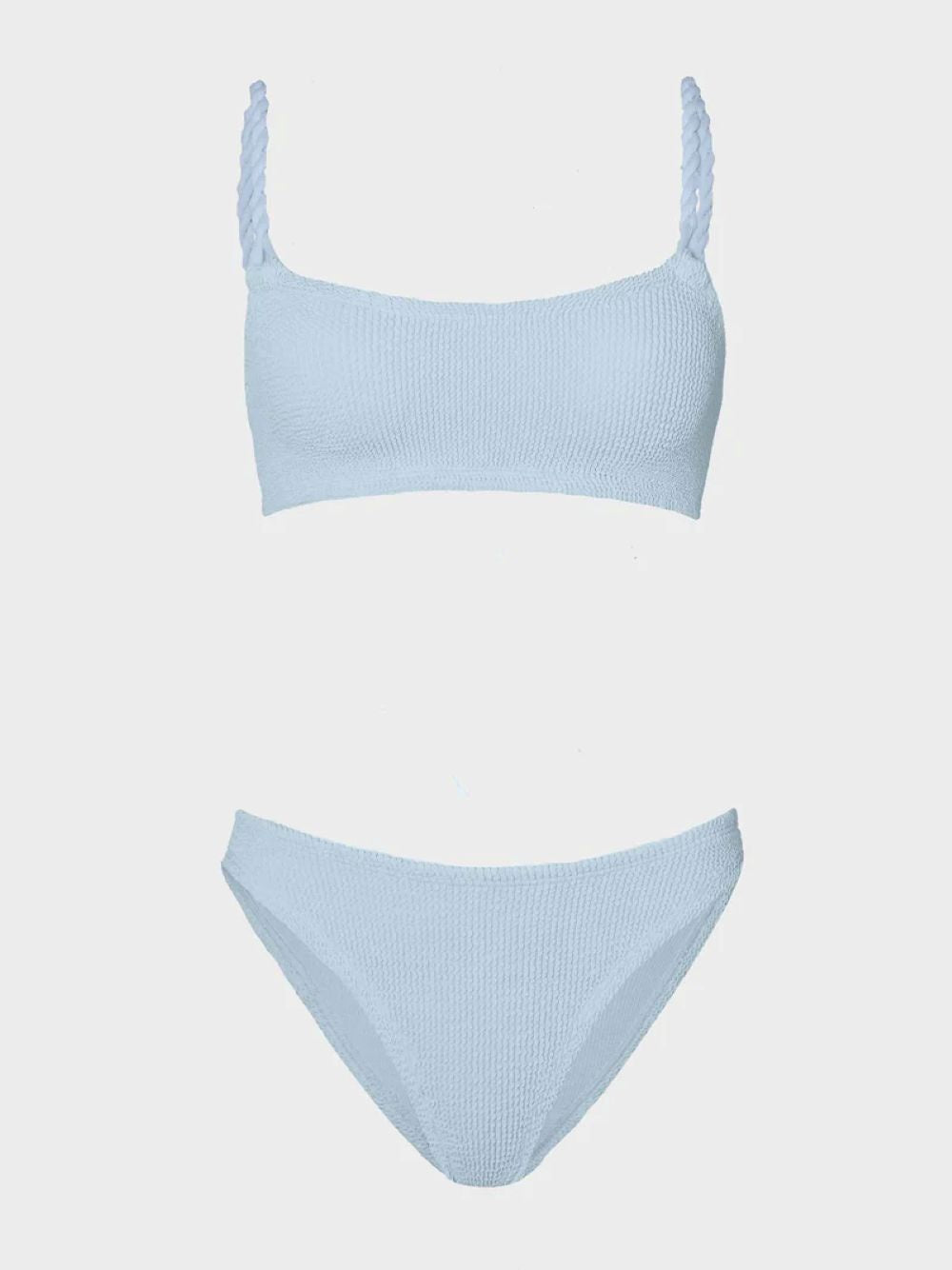 PHOEBE UNDERBAND BIKINI - METALLIC ICE BLUE