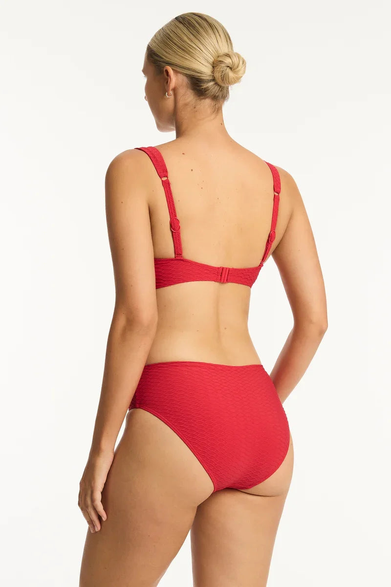 C-D Cup With Underwire Bra by Sealevel in Red - Sunset Park Resort shop