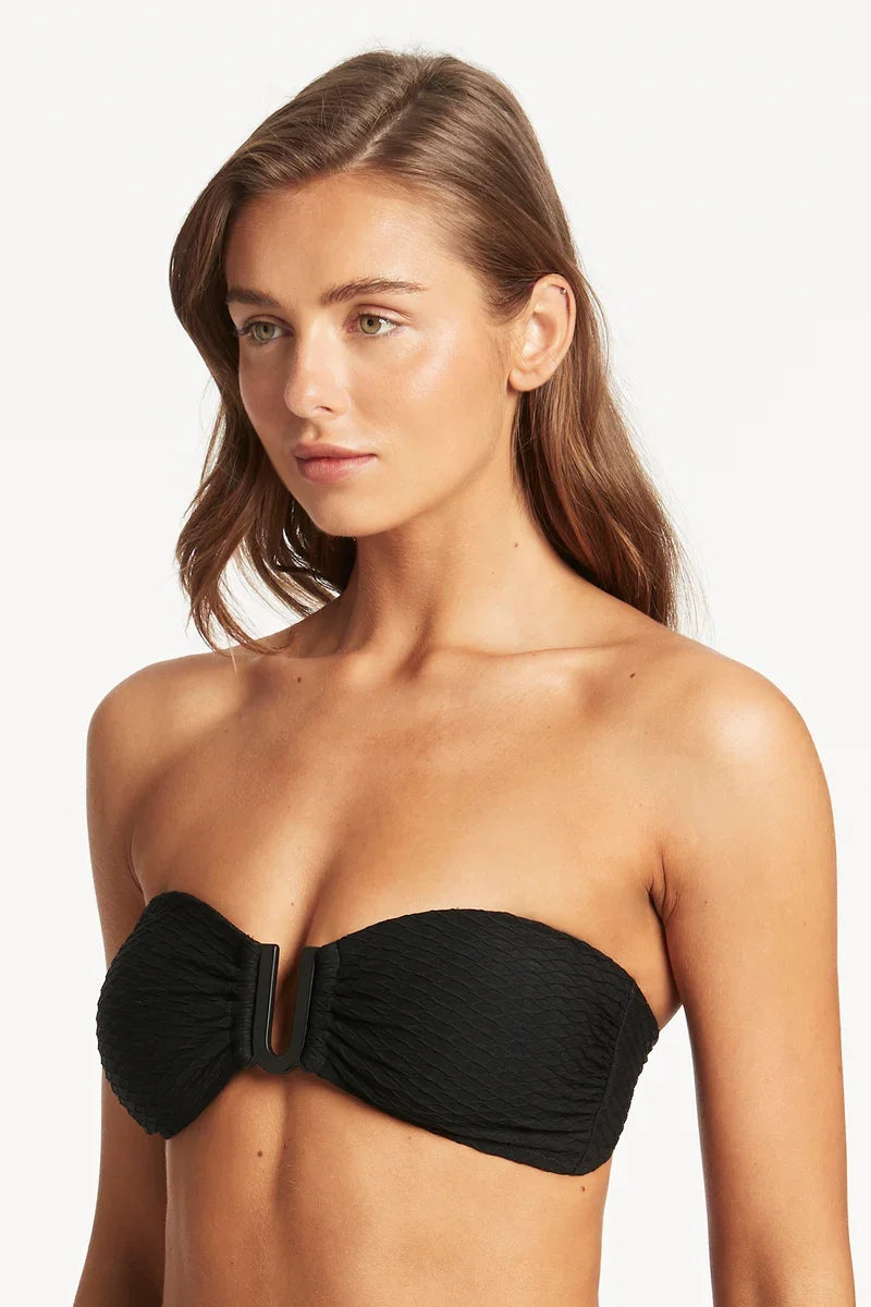 U Bar Bandeau by Bond-eye in Black - Sunset Park Resort