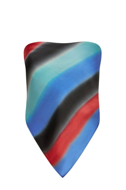 Silk Scarf - chevron