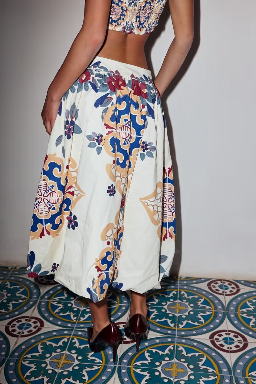 SOLANA SKIRT - CONCORDE BLOOM