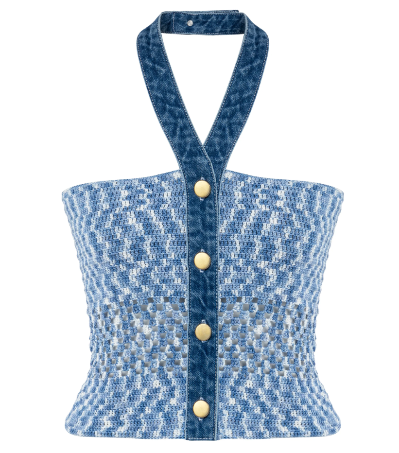 Muse Hand Crochet Crop Top