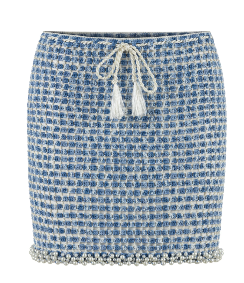 Galia Hand Crochet Mini Skirt