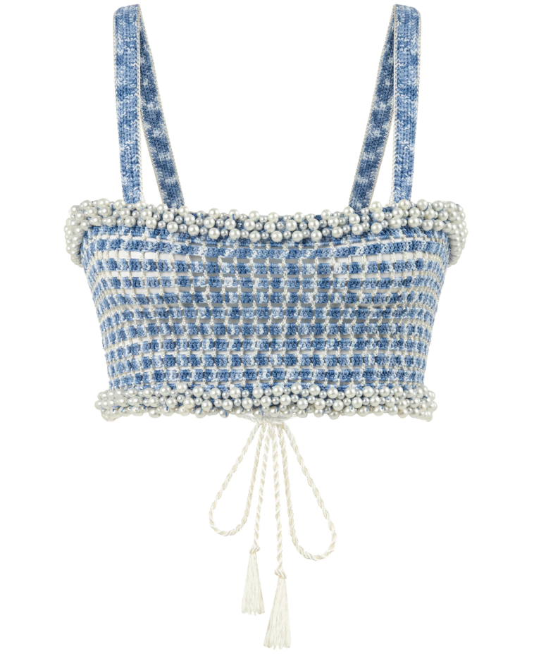 Galia Hand Crochet Crop Top