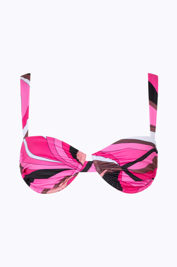 Ariel Ruched Bra Printed