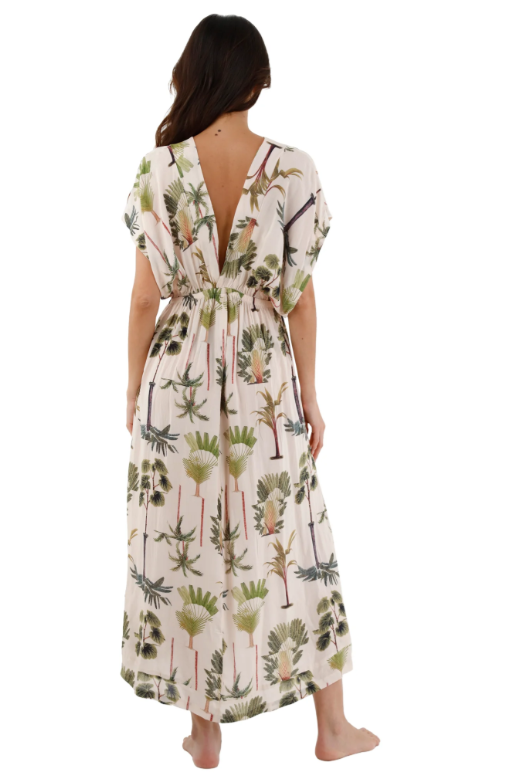 GREEN WOOD MIRAGE DRESS