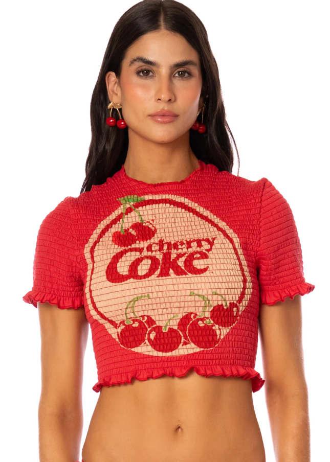 CHERRY BOMB NERINA TOP