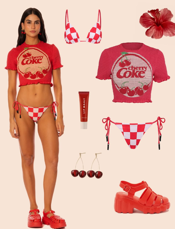 CHERRY BOMB NERINA TOP