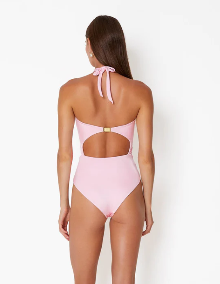 Diamond Heart Cut-Out Swimsuit