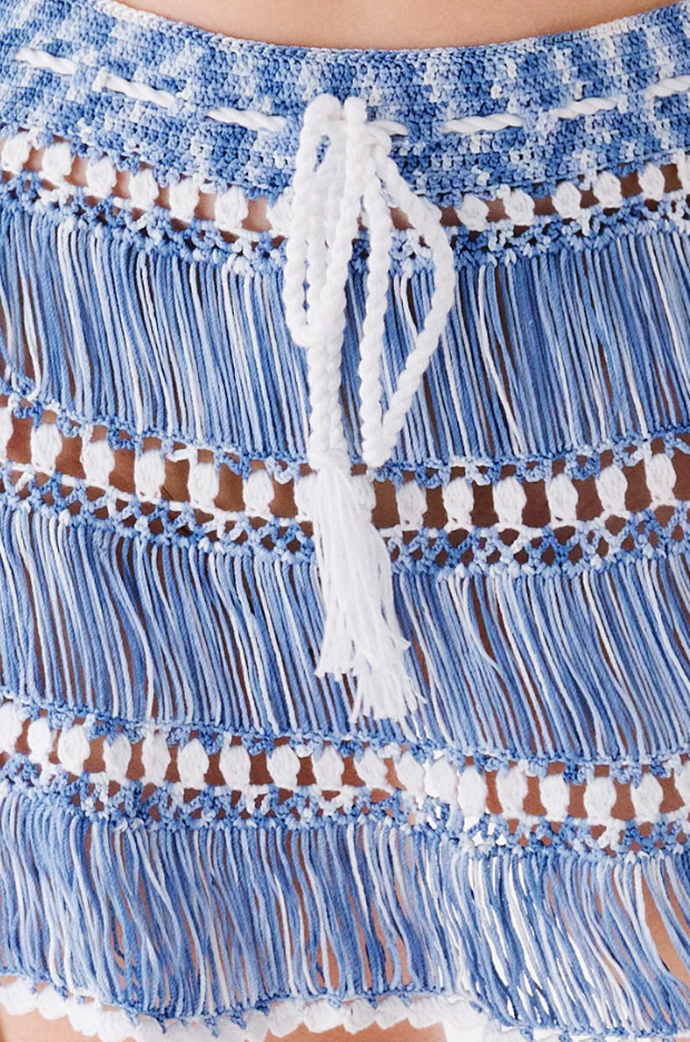 Elsa Hand Crochet Midi Skirt