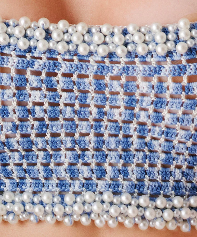 Galia Hand Crochet Crop Top