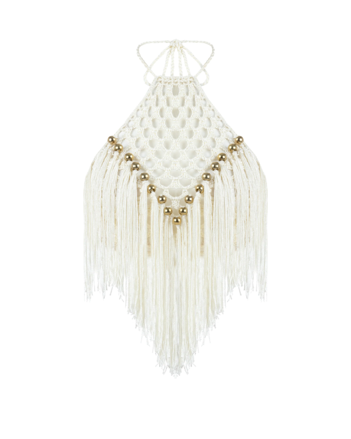 Aria Hand Crochet Halter Top