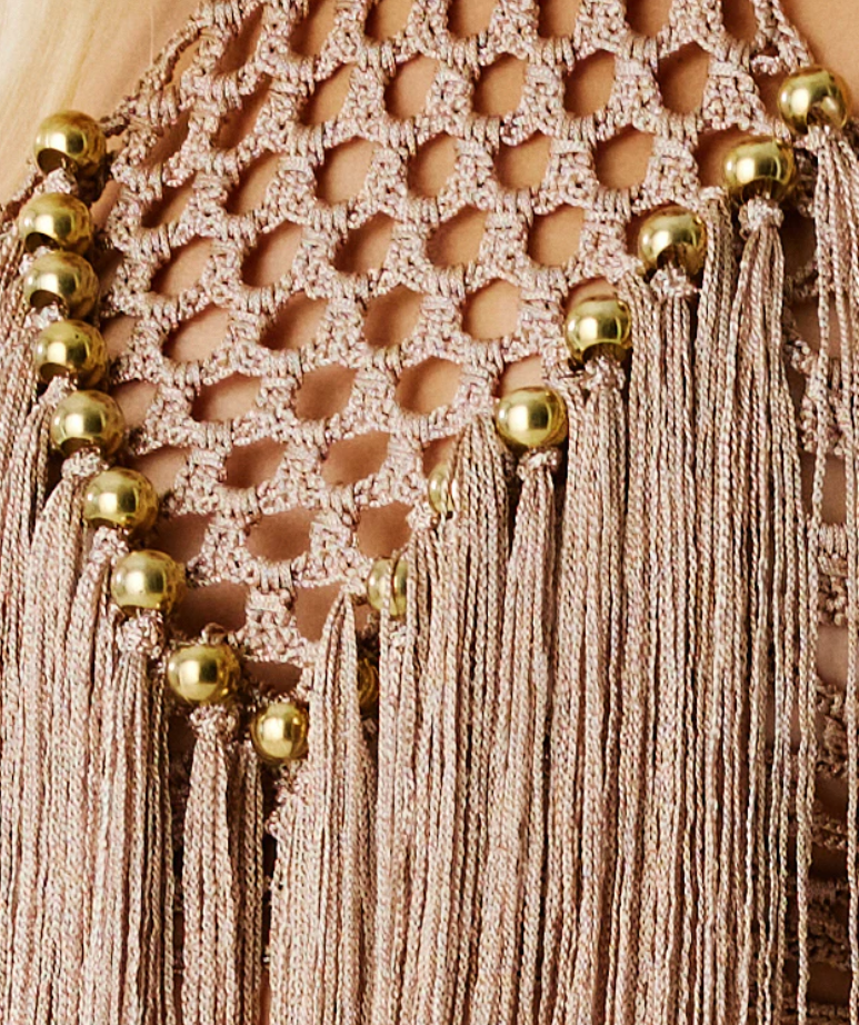 Aria Hand Crochet Halter Top