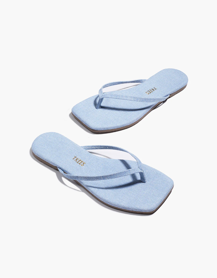 Square Toe Lily Washed Denim