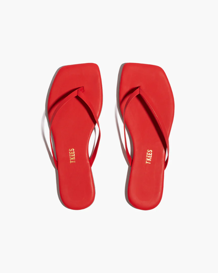 Square Toe Lily Red