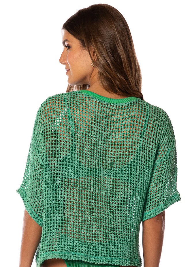 TROPICAL GREEN COTTA T-SHIRT