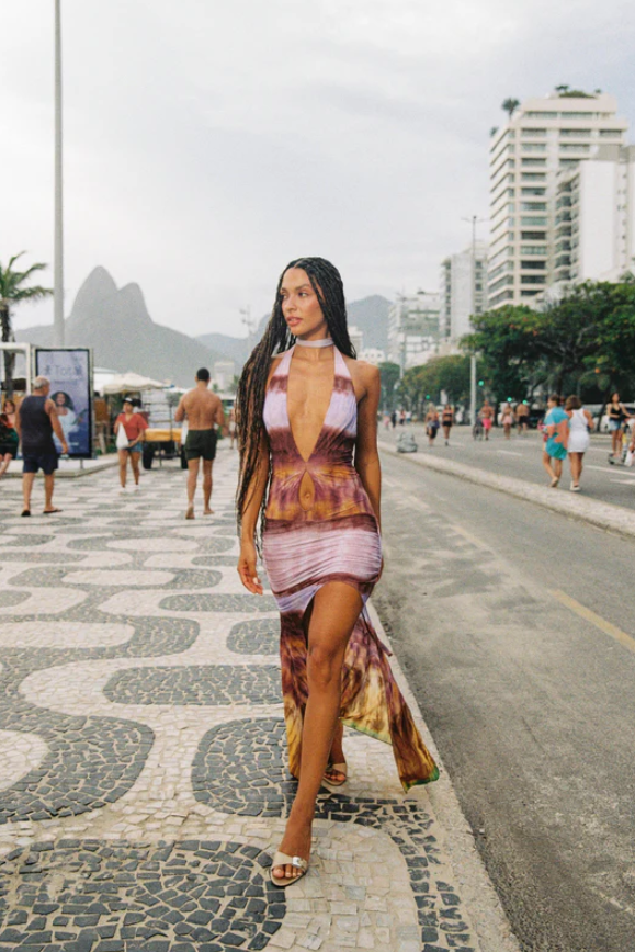 Hazel Tie Dye Maxi Dress - Equinox