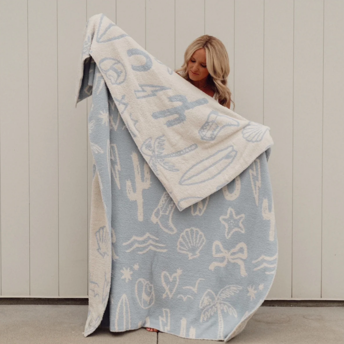 Coastal Cowgirl Luxe Home Blanket