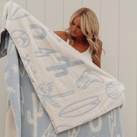 Coastal Cowgirl Luxe Home Blanket