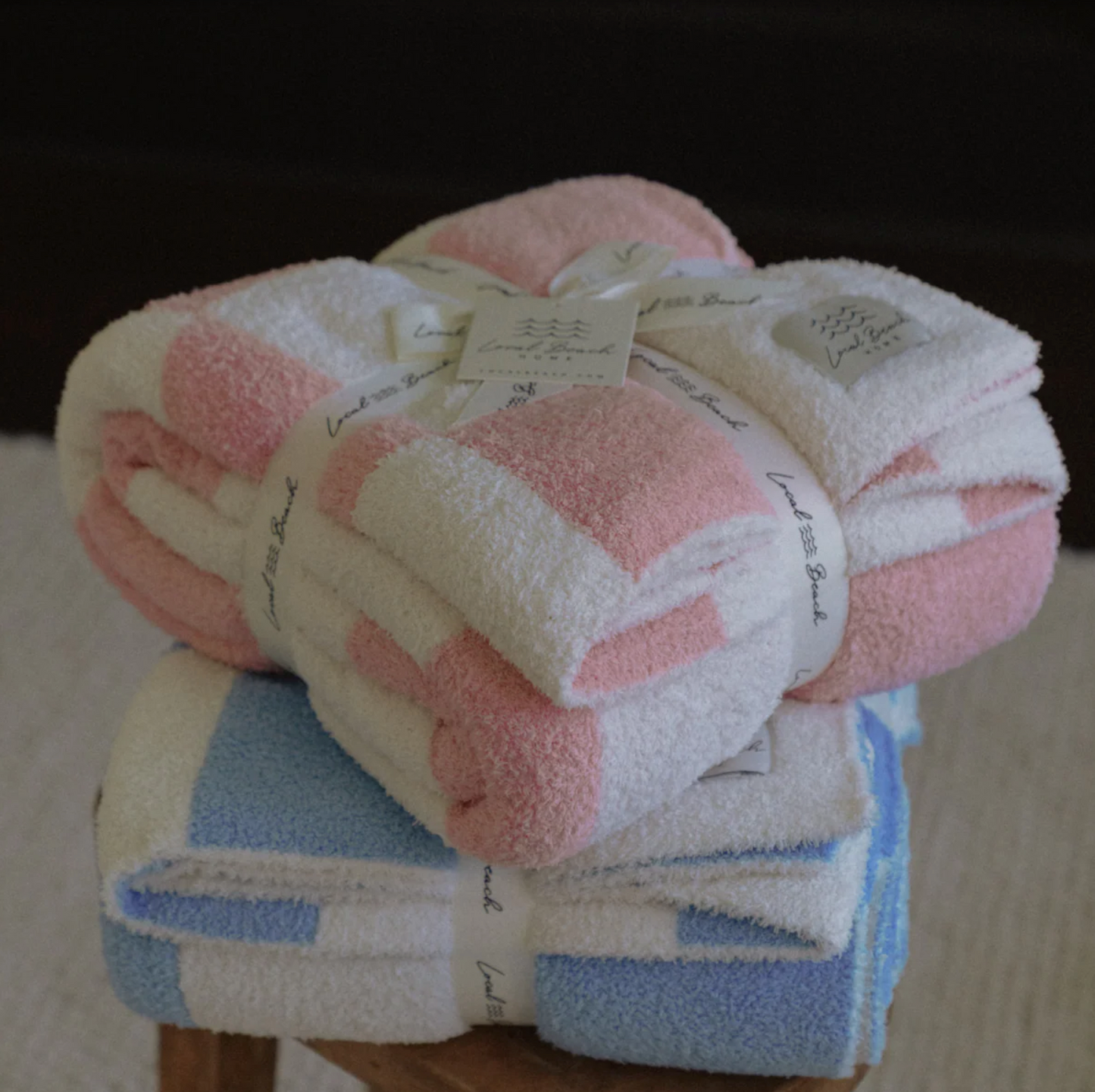 Checker Cozy Luxe Home Blanket