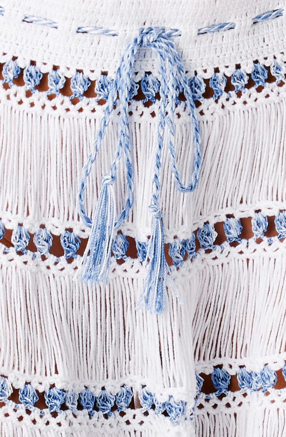 Elsa Hand Crochet Mini Skirt