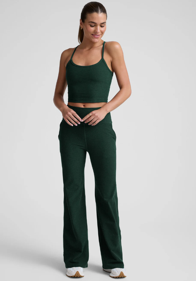 spacedye slim racerback cropped tank