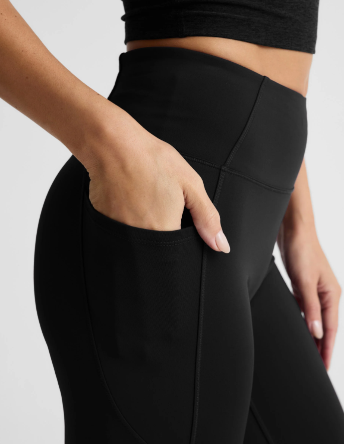 pacer fleece zip pocket long legging