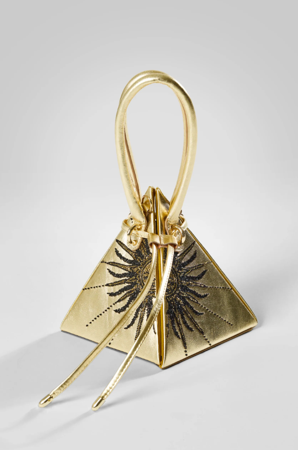 “Siren of the Sun” pyramid bag