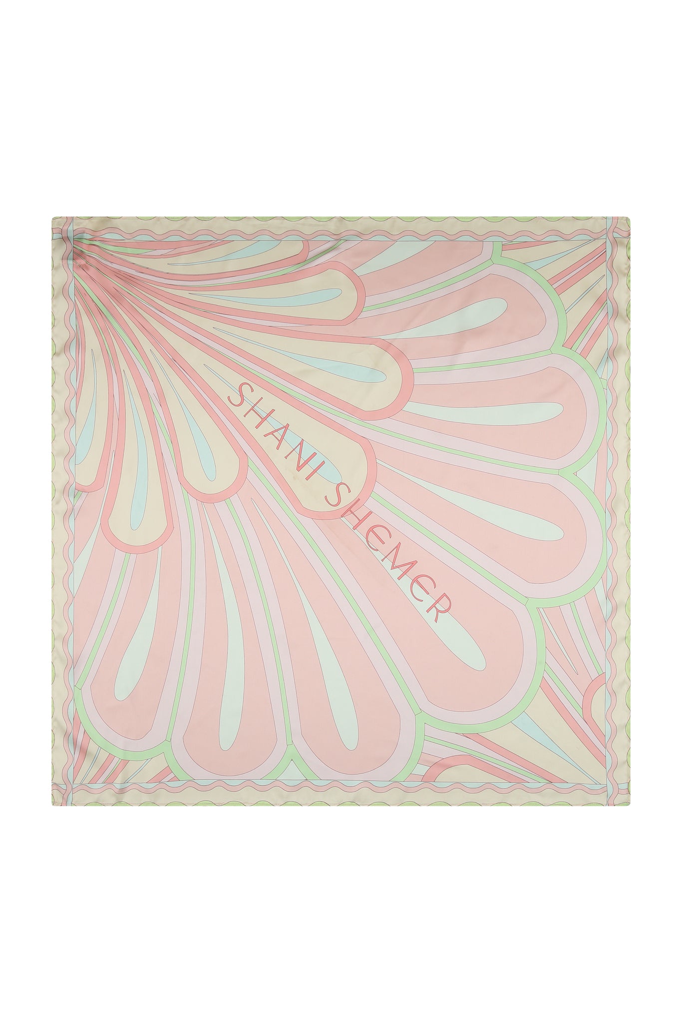 Pink Flower Bandana