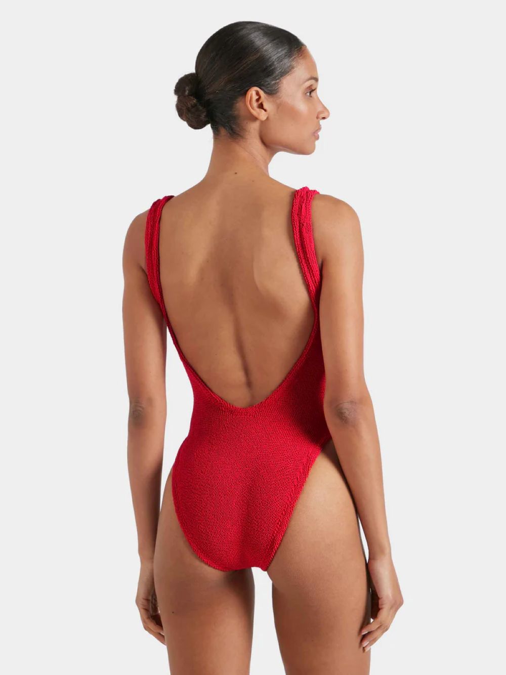 SQUARE NECK SWIM - RED
