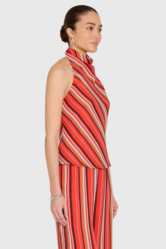 Samba Top - Soleil Stripes Print