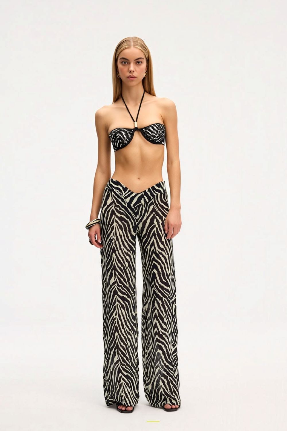 ANNA BEACH TROUSER - ZEBRA