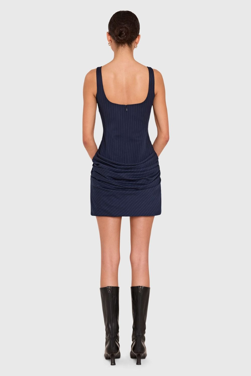 Annabella Dress - Navy