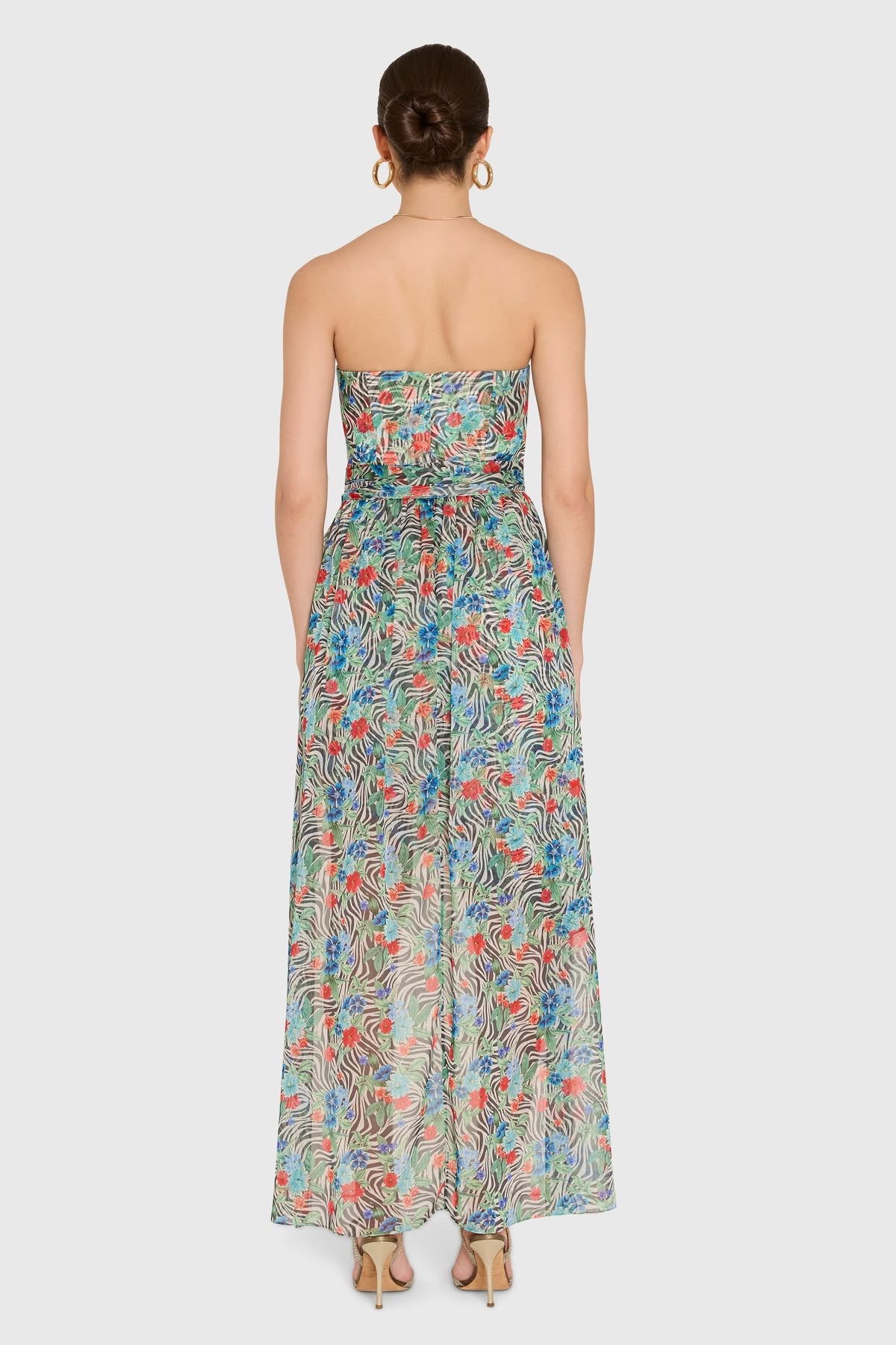 Aurelia Maxi Dress -Sahara Print