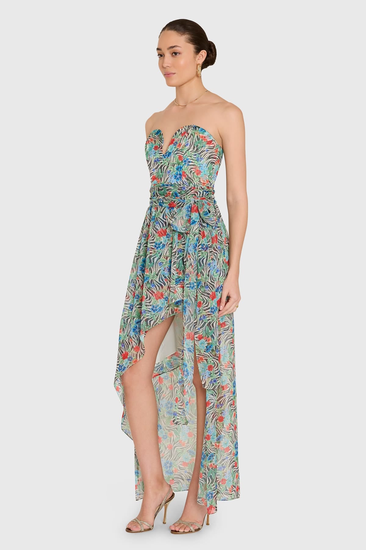 Aurelia Maxi Dress -Sahara Print