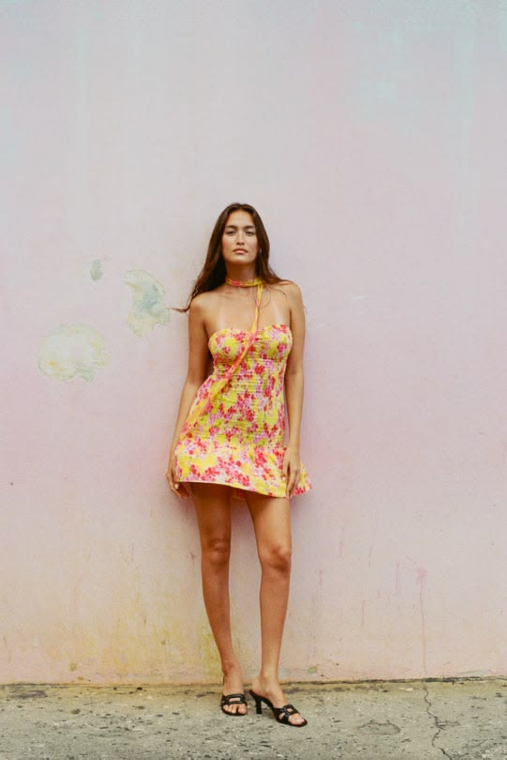 Abigail Bandeau Mini Dress - romance