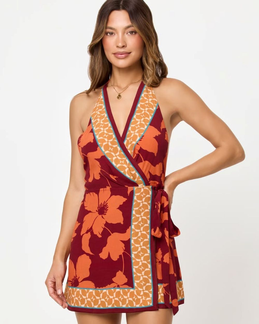 Taura Mini Dress - Cocobolo
