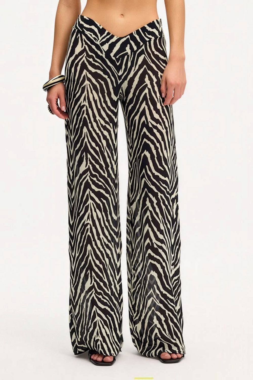 ANNA BEACH TROUSER - ZEBRA