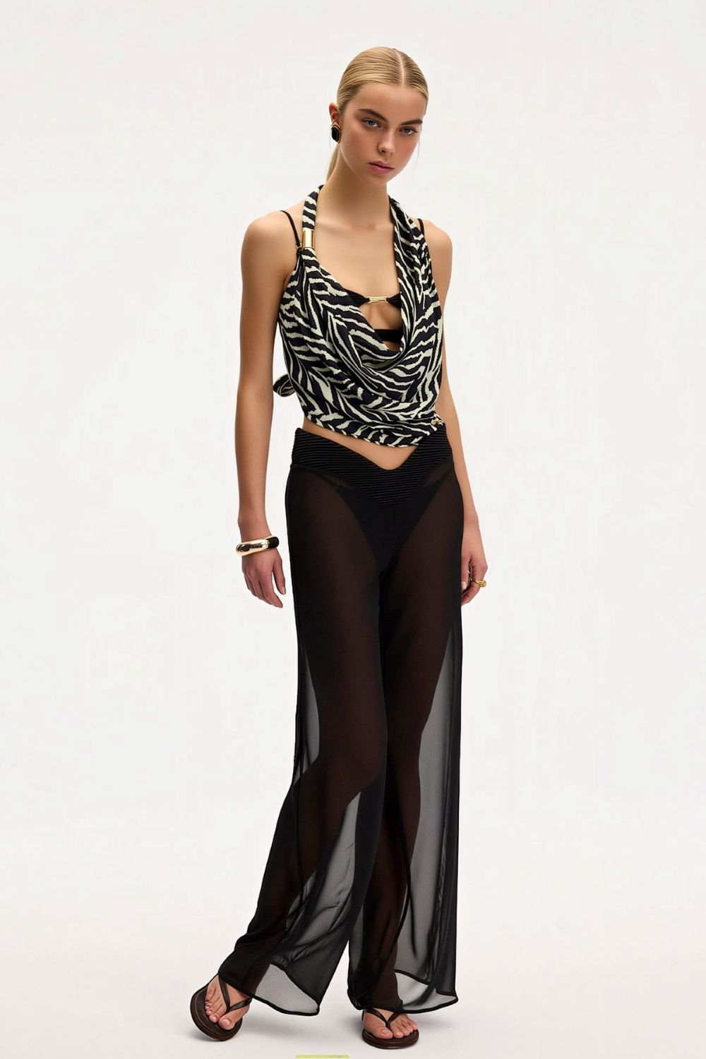 AIDA LOOP TOP - ZEBRA