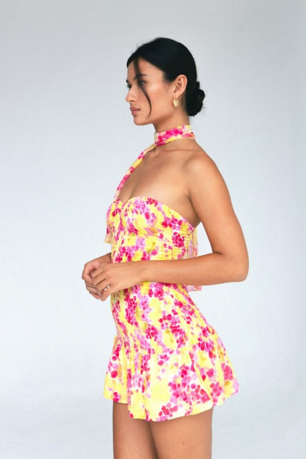 Abigail Bandeau Mini Dress - romance