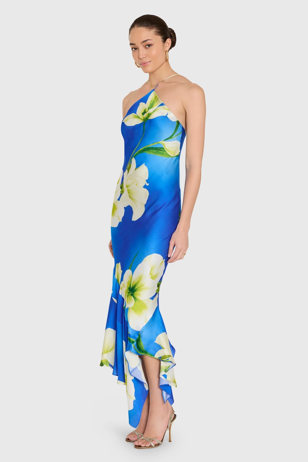 Gabriella Midi Dress -Mallorca Print