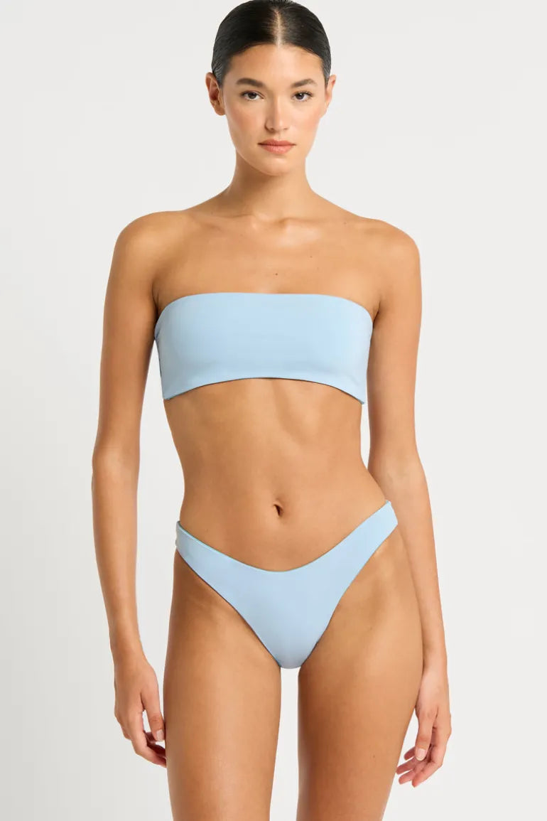 Ida Tie Back Bandeau Clay/Airy Blue