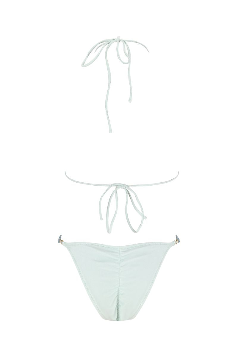 Nico Tie Side Bikini Bottom - Aqua Blue