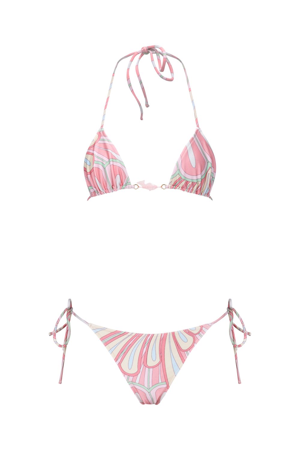 Khloe Bikini Bottom - Pink Flower Print