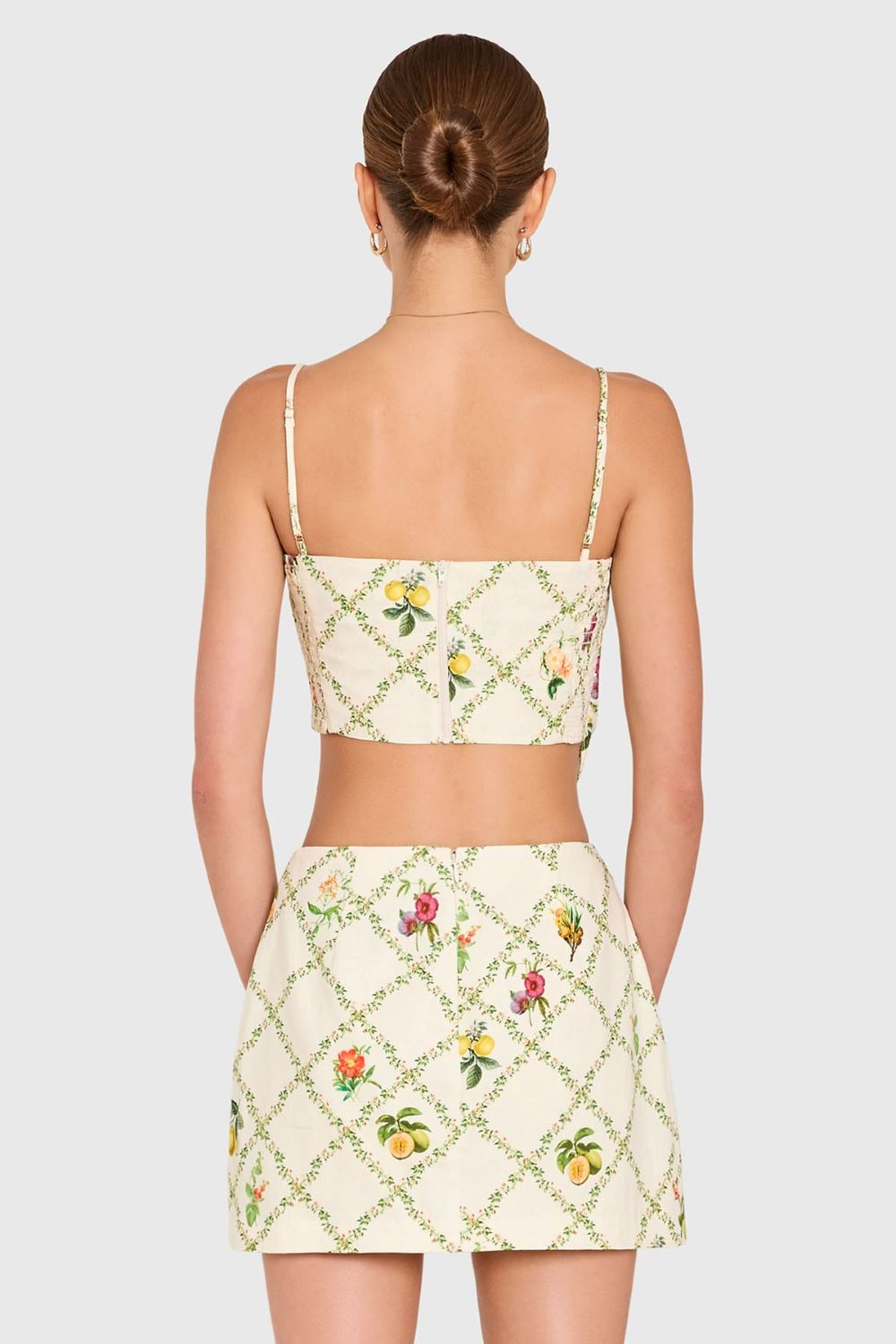 Juna Top - Trellis Print