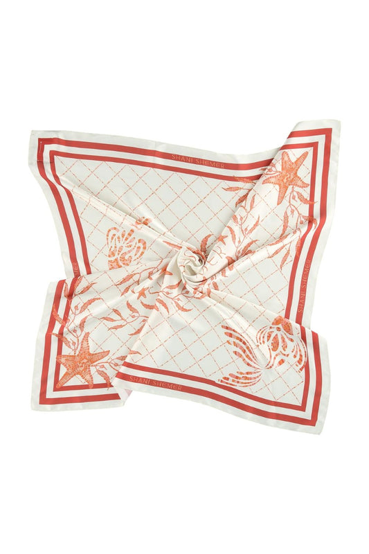 Orange Bandana - Orange Mosaic Print