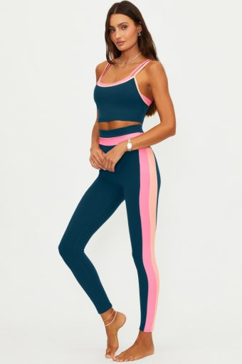 mariella legging- seashell isle colorblock