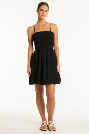 sunset short bandeau dress